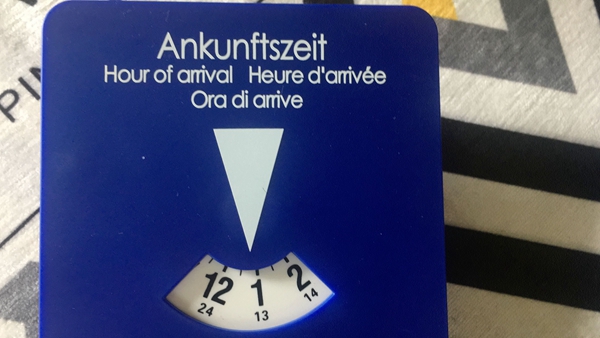 Parking disc with clock(图4)